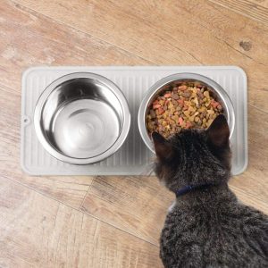 best cat food mats 